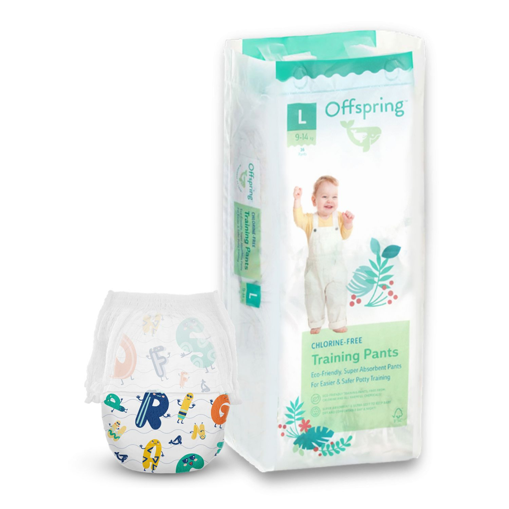 Підгузки Offspring Трусики ABC Dance розмір L 9-14 кг 36 шт (DP-OI-FAP-L36P-ABC) - зображення 1