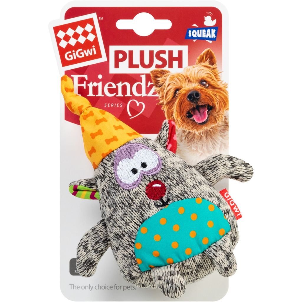 Іграшка для собак GiGwi Plush Ведмідь з пискавкою 10 см (75044) - зображення 2
