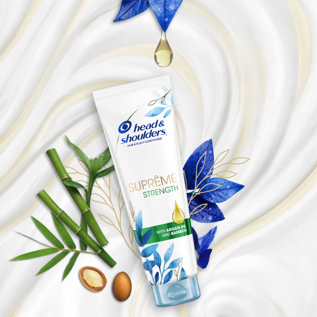 Кондиціонер для волосся Head & Shoulders Supreme Зміцнення з аргановою олією й бамбуком 220 мл (8001841916460) - зображення 4