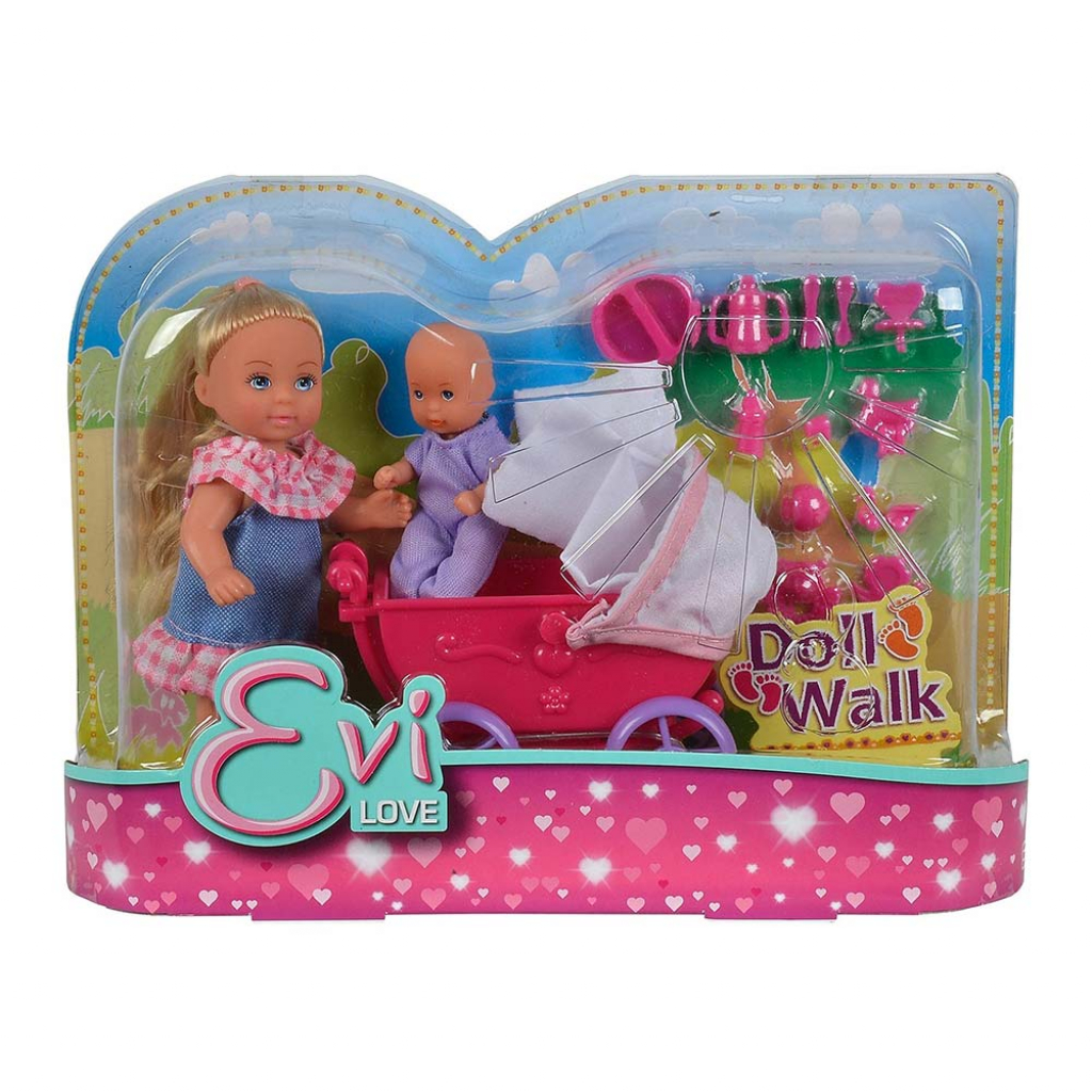 Лялька Simba Еві з малюком у колясці (5736241) - зображення 5