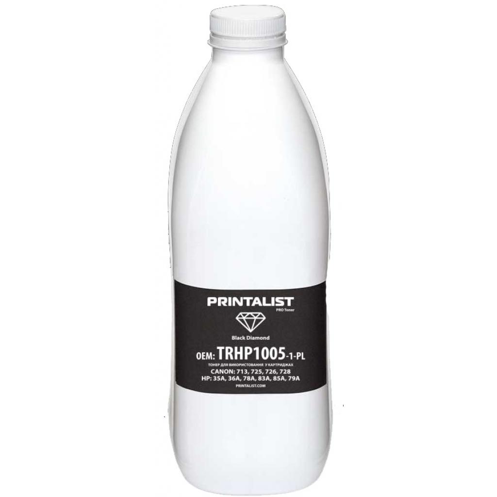 Тонер Printalist HP LJ P1005/1006/1505, 1000г Black (TRHP1005-1-PL) - зображення 1