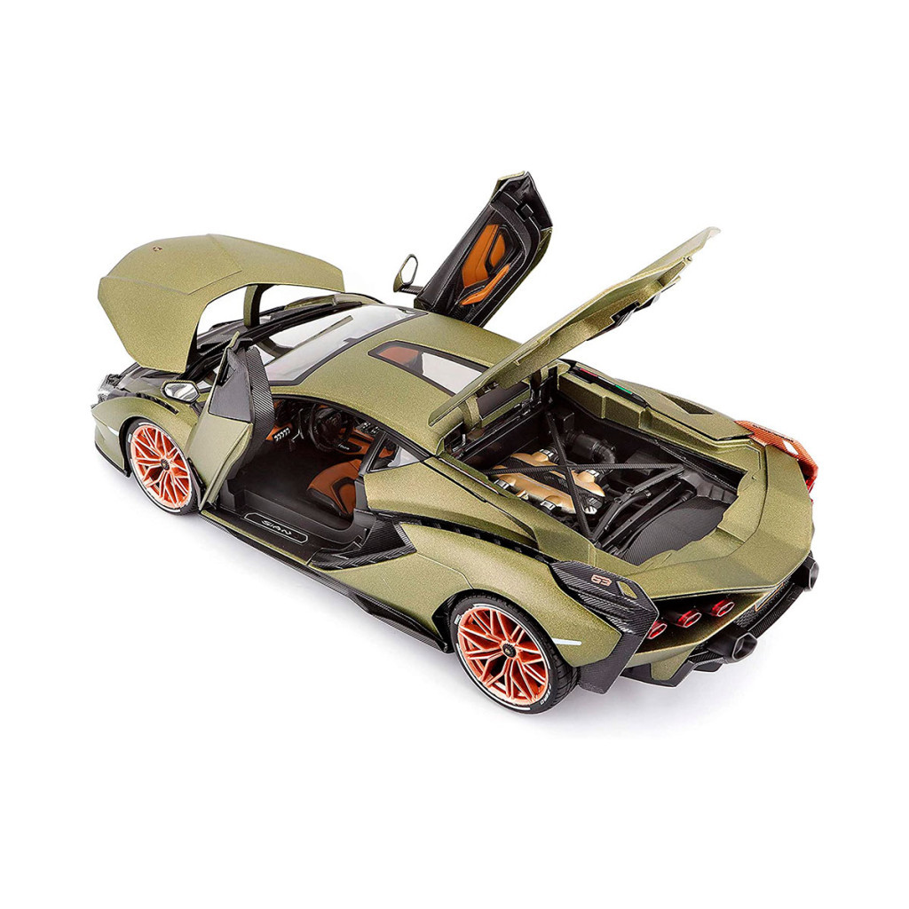 Машина Bburago Lamborghini Sian FKP 37 118 Зелена (18-11046G) - зображення 11