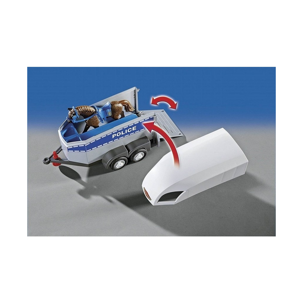 Конструктор Playmobil Поліція з конем і трейлером (6332945) - зображення 2
