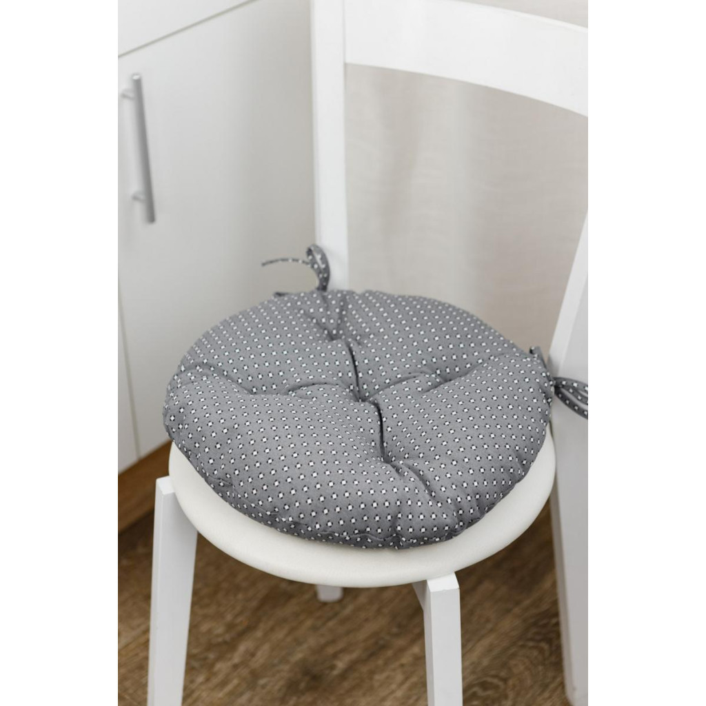 Подушка на стілець Прованс Merry Christmas сіра D-40 (031488) - зображення 2