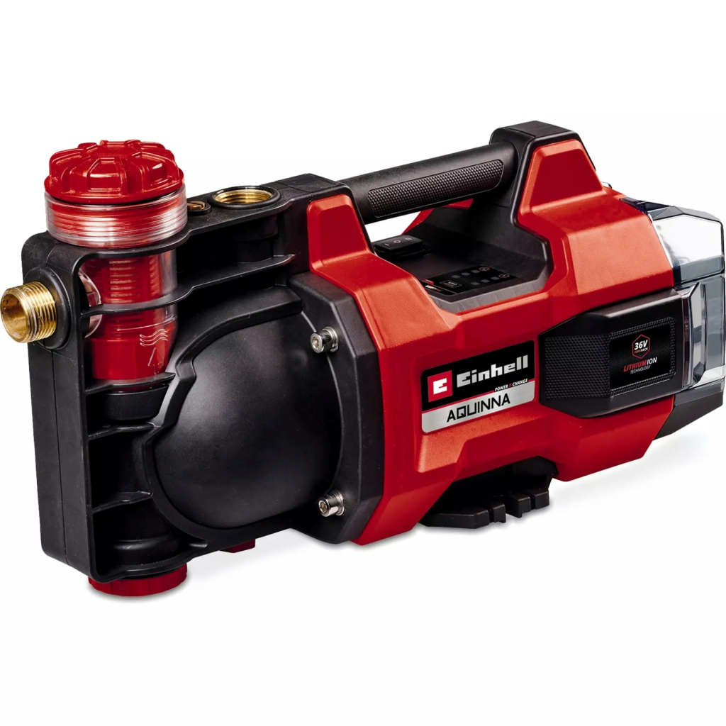Садовий насос Einhell AQUINNA 36/38 F LED, 3800л/г, 36В, 3.7бар, 4.25кг, (без АКБ та ЗП) (4180410) - зображення 1