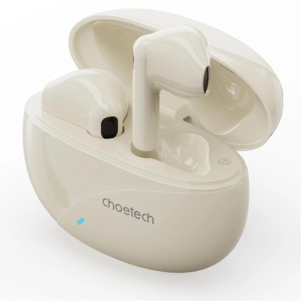 Навушники Choetech TWS Oval Beige (BH-T24-SK) - зображення 1