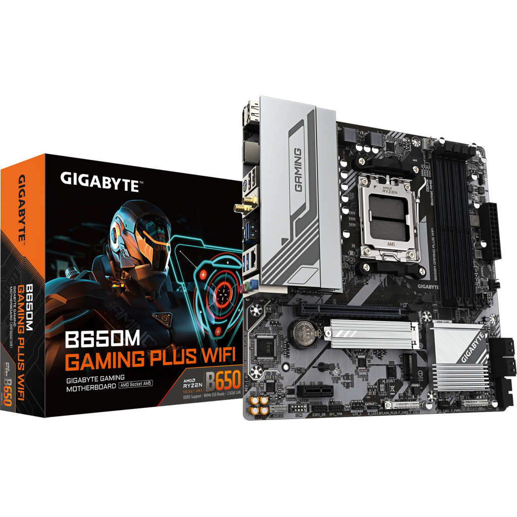 Материнська плата GIGABYTE B650M GAMING PLUS WIFI - зображення 6