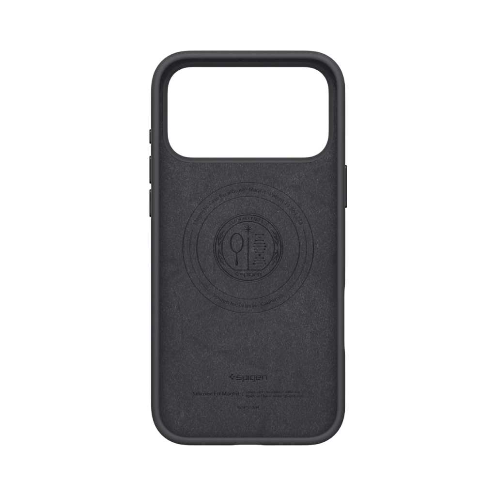 Чохол до мобільного телефона Spigen Silicone Fit MagFit iPhone 17 Pro Black (ACS10335) - зображення 7