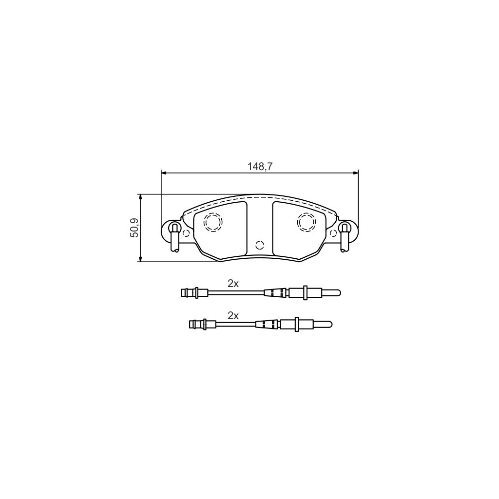 Гальмівні колодки Bosch 0 986 424 598 - зображення 4