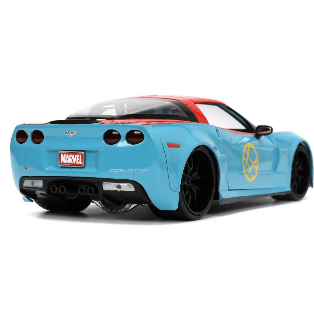 Машина Jada металева Марвел Шевроле Корвет із фігуркою Доктора Стренджа 1:24 (253225024) - зображення 9