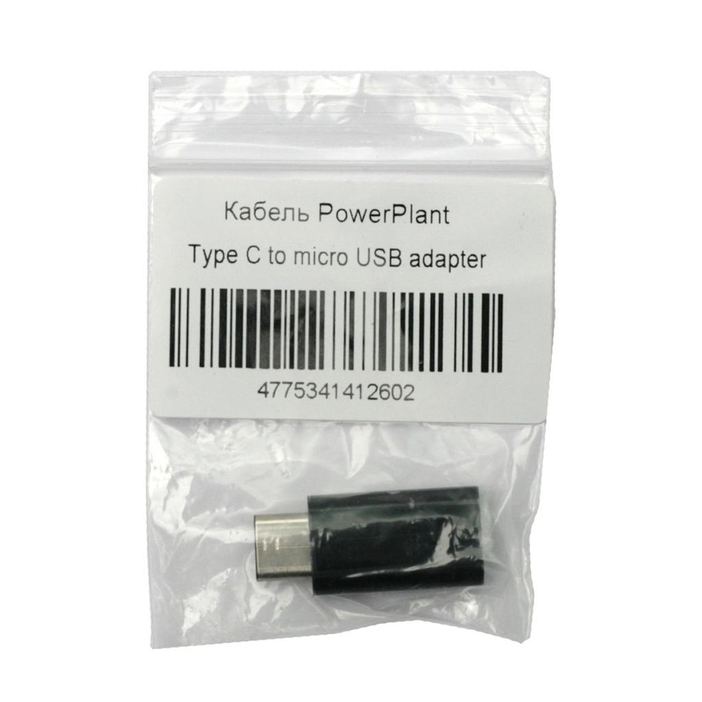 Перехідник PowerPlant micro USB to Type C (KD00AS1260) - зображення 3