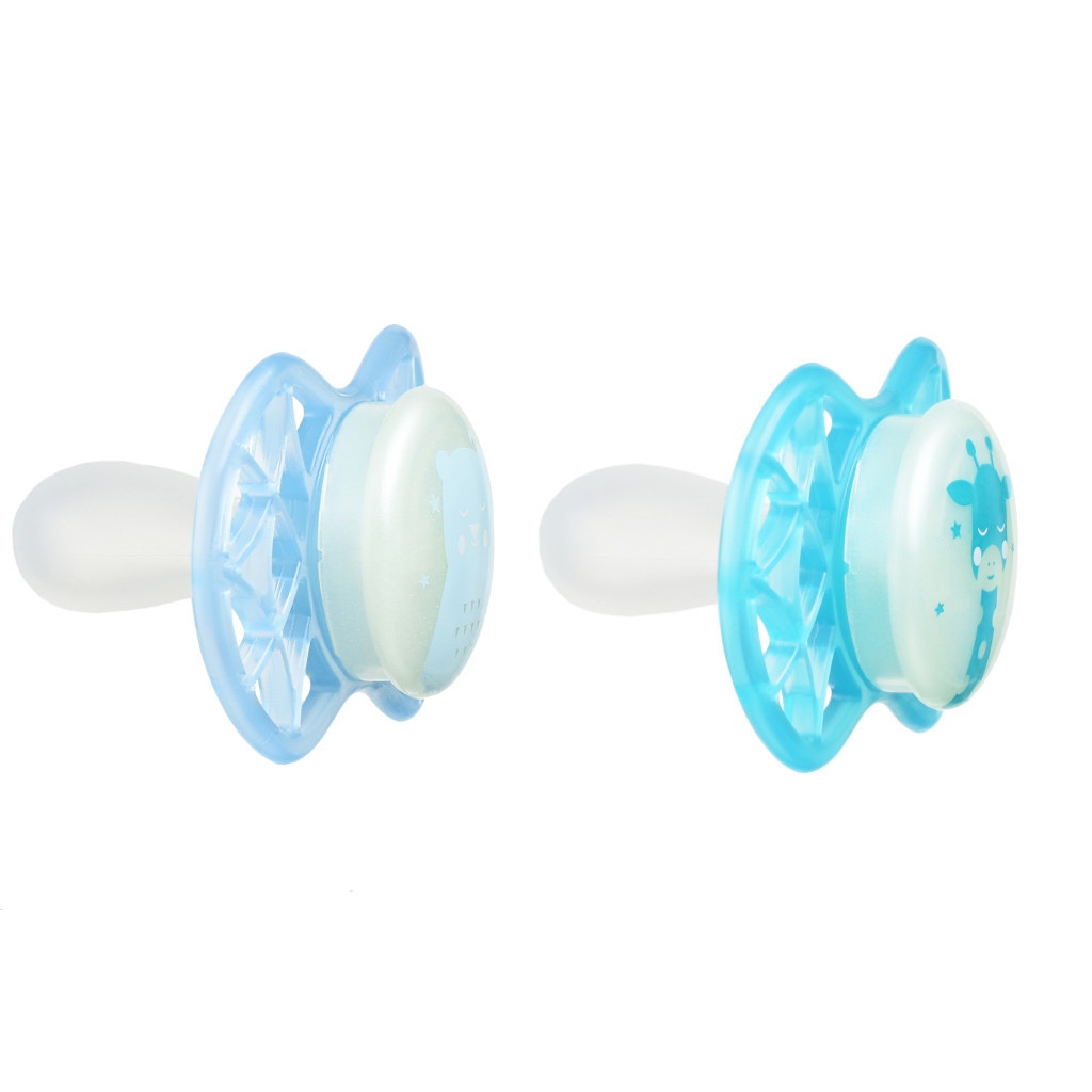 Пустушка Nuvita Air55 Explore 0m+ симетрична (світиться у темряві) (NV7067GM) - зображення 2