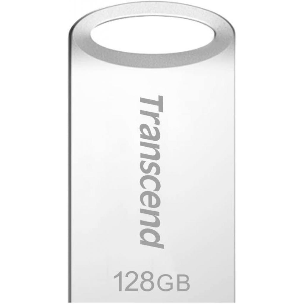 USB флеш накопичувач Transcend 128GB JetFlash 710 Silver USB 3.0 (TS128GJF710S) - зображення 1