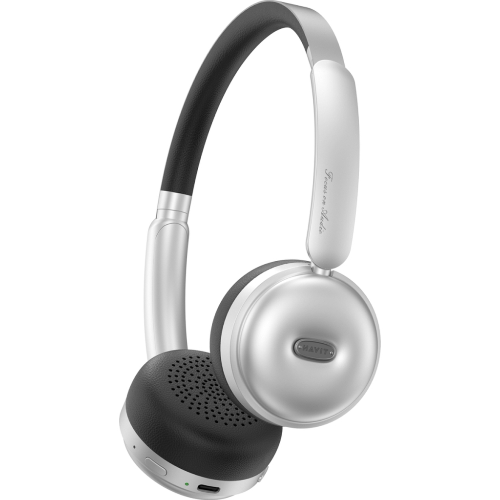 Навушники Havit H616BT Vintage 01H Silver (HV-H616BT-SV) - зображення 3