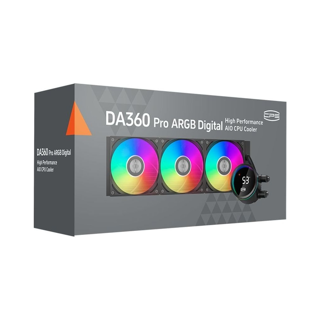 Система рідинного охолодження PcCooler DA360 Pro ARGB Digital BK - зображення 6