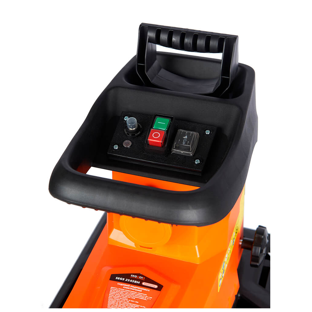 Садовий подрібнювач SEQUOIA 2.5 кВт, макс 45 мм, фреза, збірник 60 л (SEGS2545BH) - зображення 6