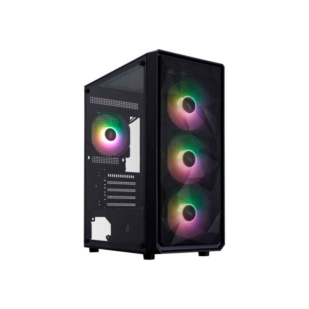 Корпус 1stPlayer FD3-M-BK-4F7 - зображення 2