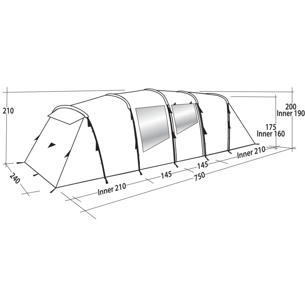 Намет Easy Camp Huntsville Twin 800 Green/Grey (929580) - зображення 9