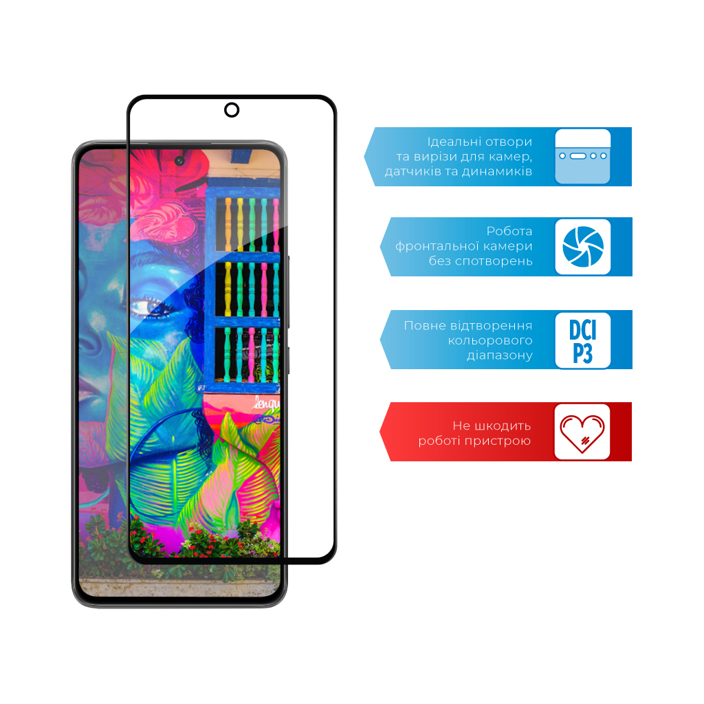 Скло захисне ACCLAB Full Glue Xiaomi 12 Lite (1283126559358) - зображення 5