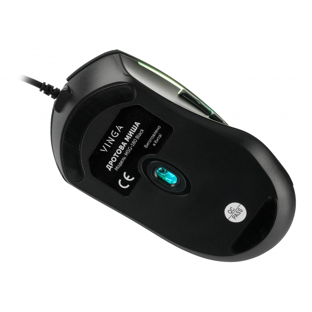 Мишка Vinga MSG-180 Black - зображення 5