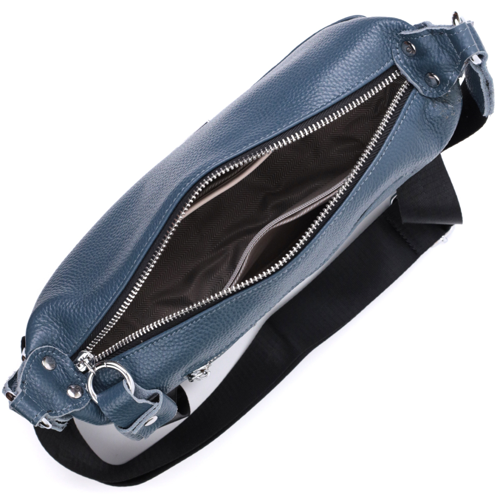 Сумка Vintage З натуральної шкіри Синя (22617) - зображення 9