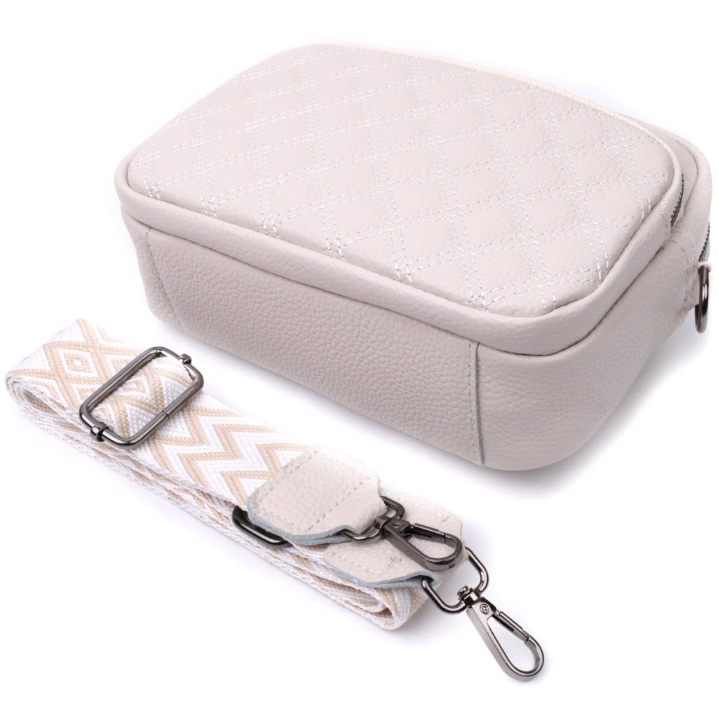 Сумка Vintage З натуральної шкіри Біла (22633) - зображення 7