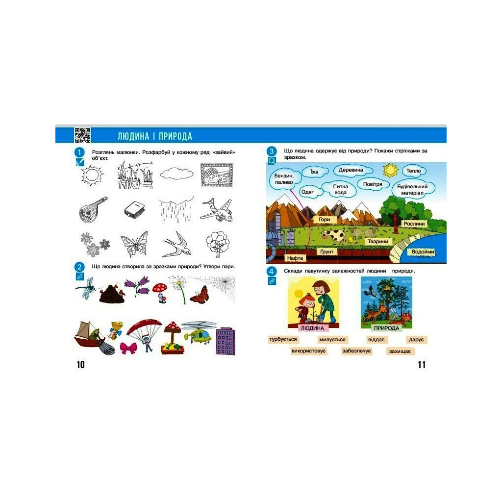Робочий зошит НУШ Я досліджую світ. 2 клас. У 2-х част. Частина 2. До підручника Н.М. Бібік, Г.П. Бондарчук Ранок (9786170989314) - зображення 3