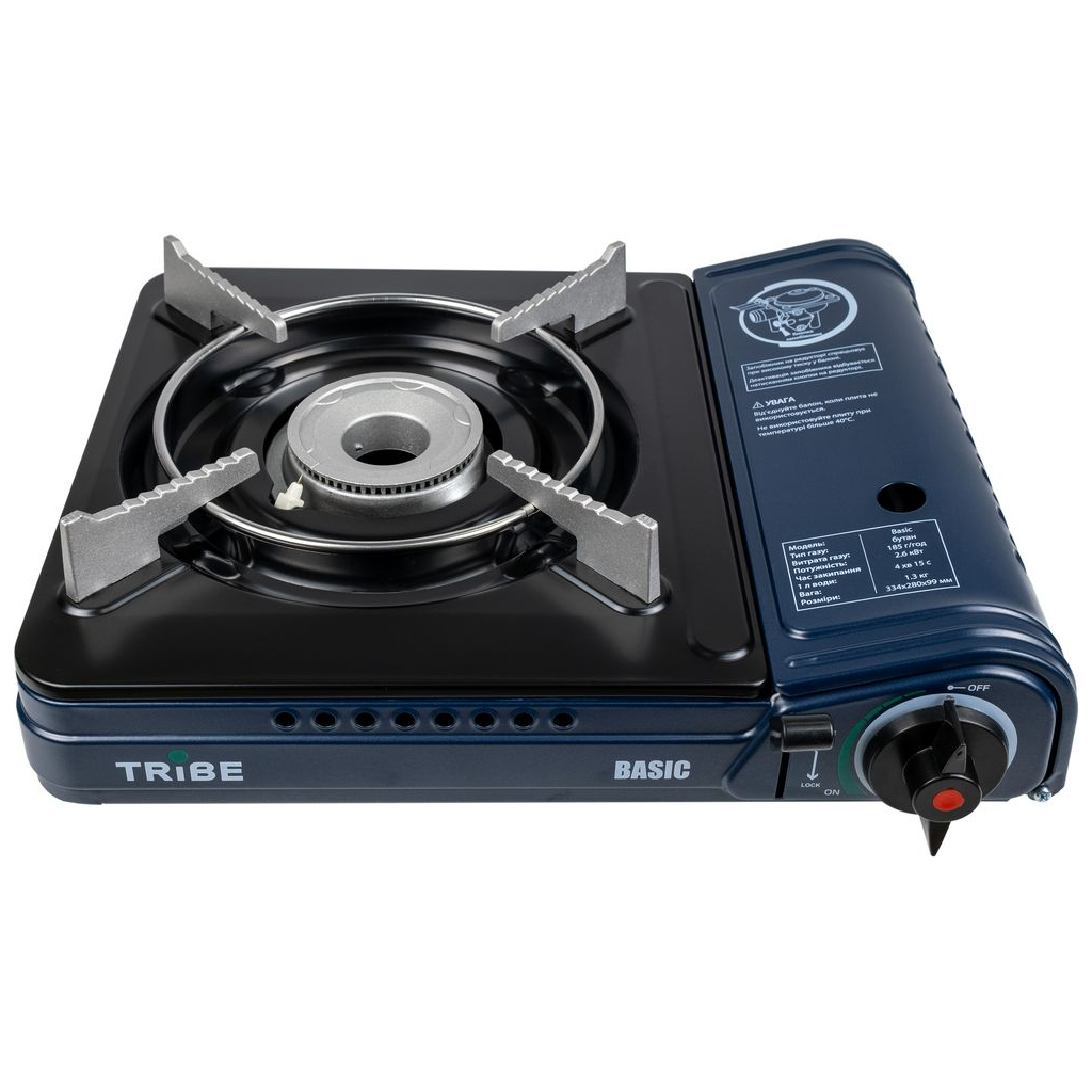 Портативна газова плитка Tribe Basic Blue (T-HD-0002-blue) - зображення 1