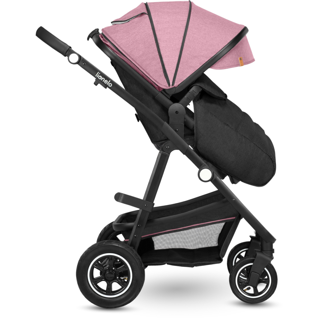 Коляска Lionelo 2 в 1 Amber Pink Rose (LO-AMBER PINK ROSE (2in1)) - зображення 7