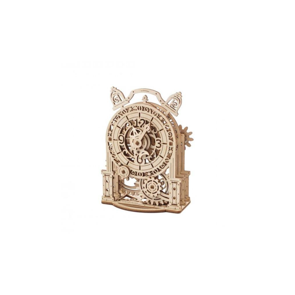 Конструктор Ugears механічний 3D Вінтажний будильничок (70163) - зображення 3