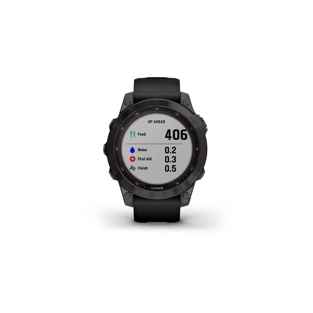 Смарт-годинник Garmin fenix 7 Sapph Solar, Black DLC Ti, GPS (010-02540-35) - зображення 7