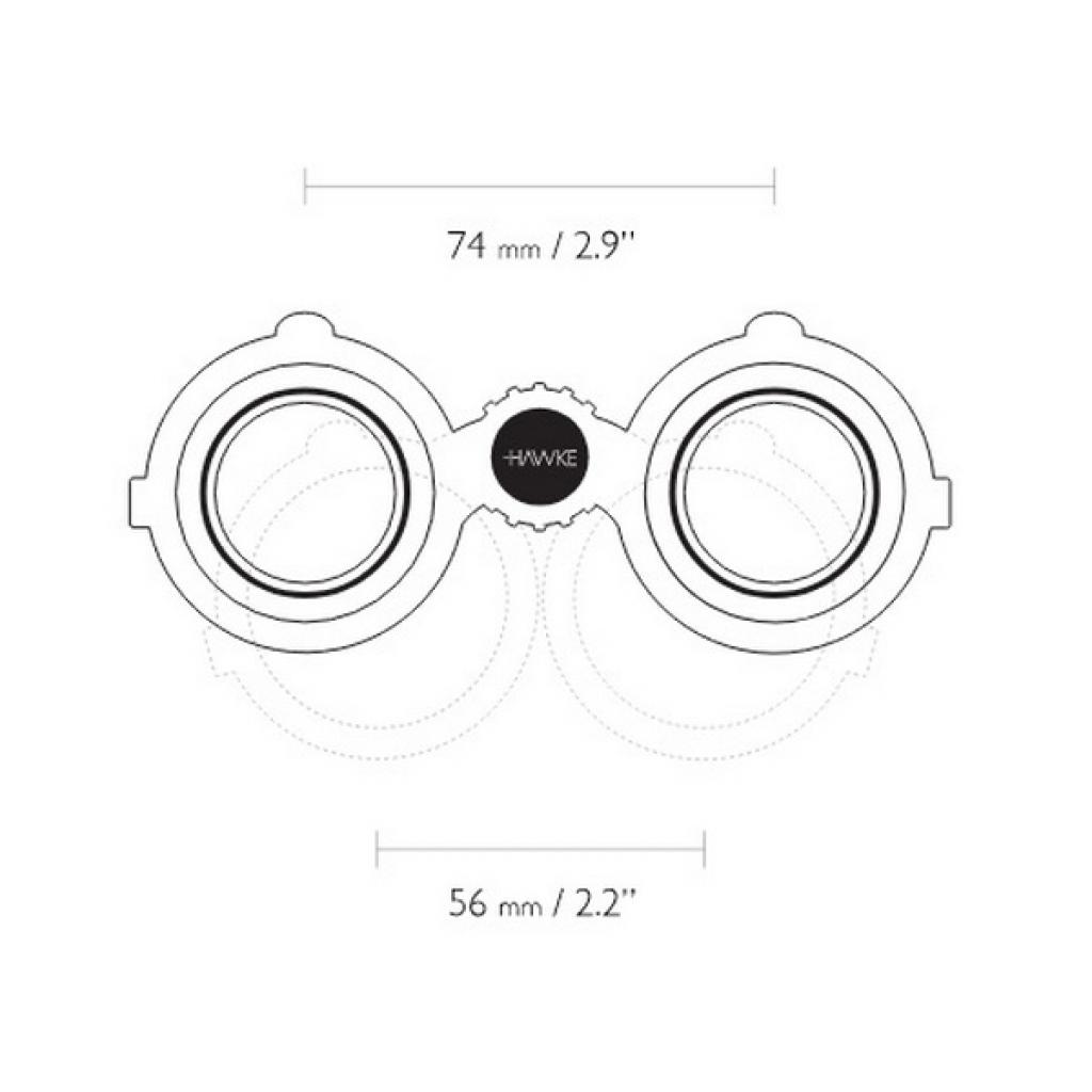 Бінокль Hawke Frontier ED 8x42 Grey (926968) - зображення 5
