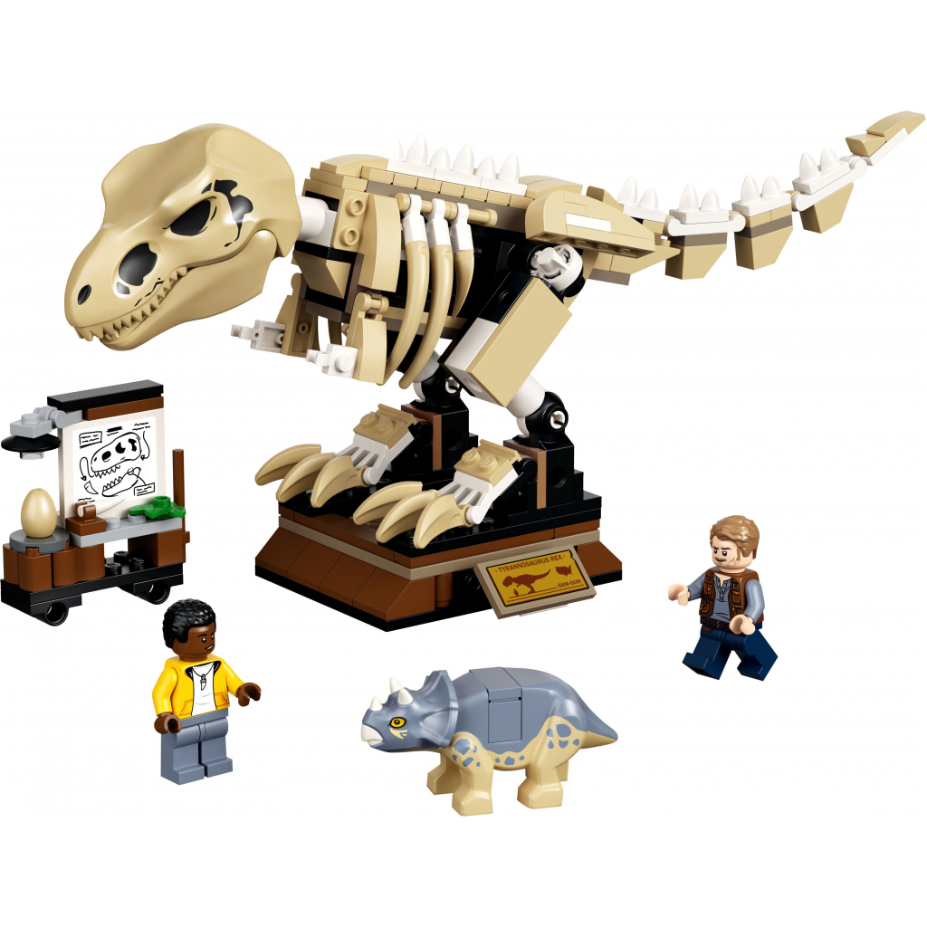Конструктор LEGO Jurassic World Скелет тиранозавра на виставці 198 деталей (76940) - зображення 2