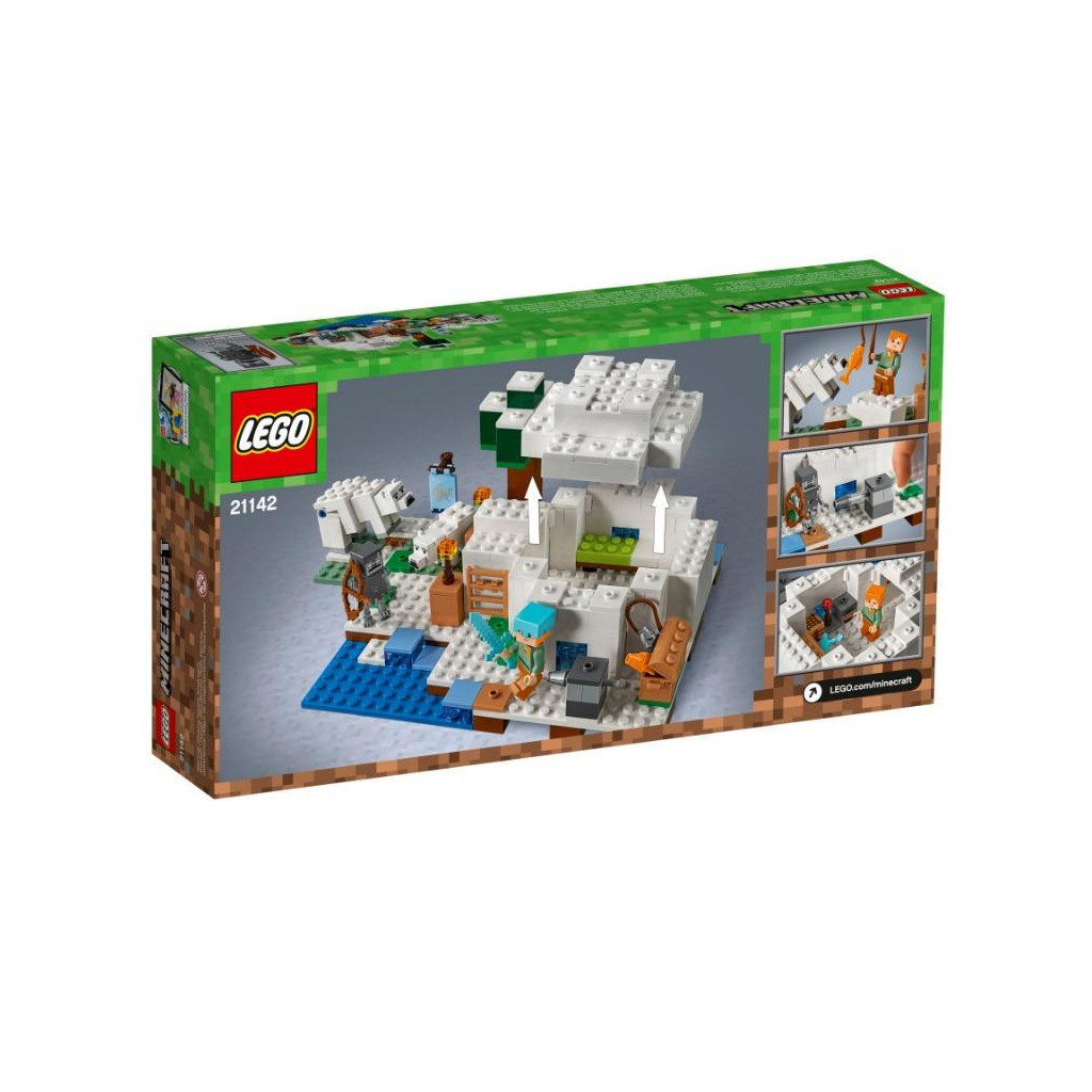 Конструктор LEGO Іглу 278 деталей (21142) - зображення 9