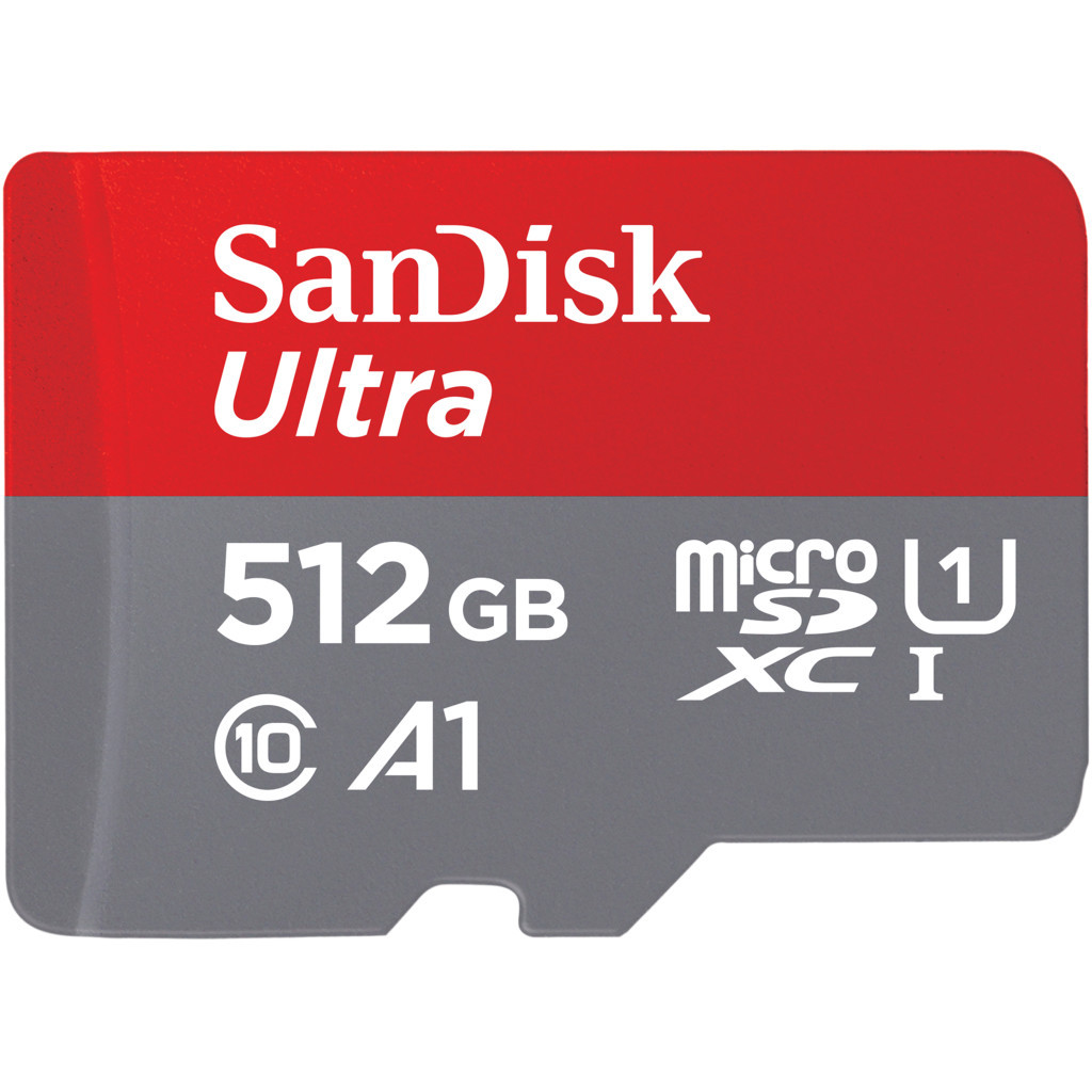 Карта пам'яті SanDisk 512GB microSDXC UHS-I Ultra A1 (SDSQUA4-512G-GN6MN) - зображення 1
