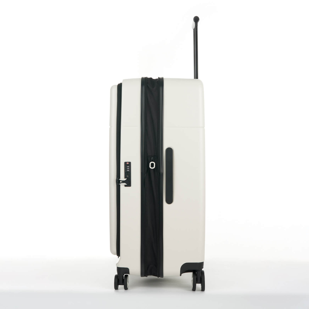 Валіза Bagland велика 96 л біла (1140521763) - зображення 5