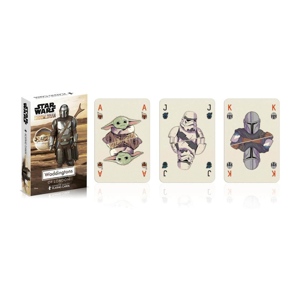Гральні карти Winning Moves Star Wars The Mandalorian Waddingtons No.1 (WM00864-EN1-12) - зображення 2