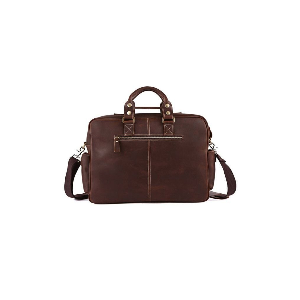 Сумка Vintage Шкіряна Коричнева (14075) - зображення 5