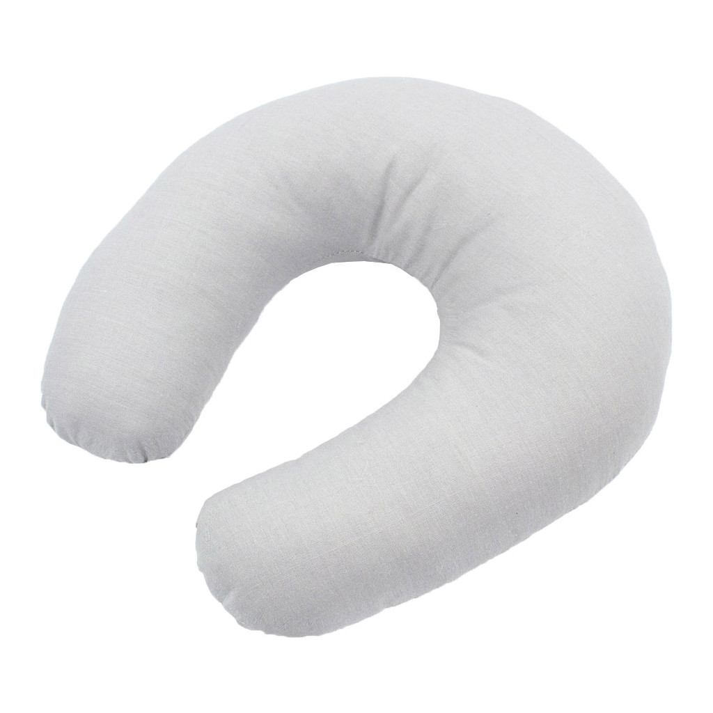 Подушка MirSon для подорожей №8727 Naturale Line 16-5703 Light Gray 50% Memory (2200006348122) - изображение 1