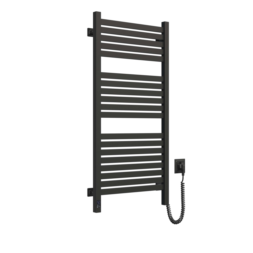 Сушарка для рушників Navin Авангард Х 1000х480 Wi-Fi правобічна чорний муар (12-272055-4810) - зображення 6