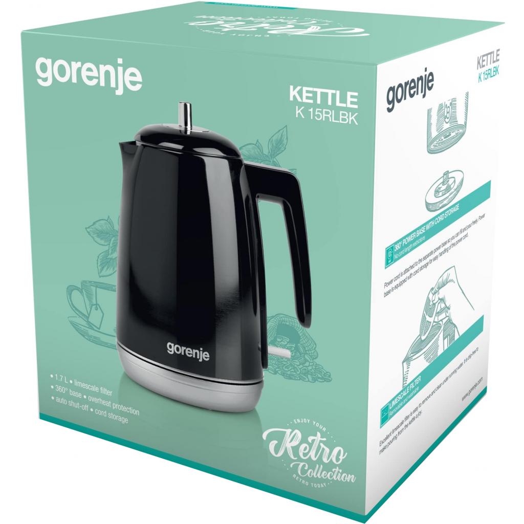 Електрочайник Gorenje K15RLBK - зображення 2