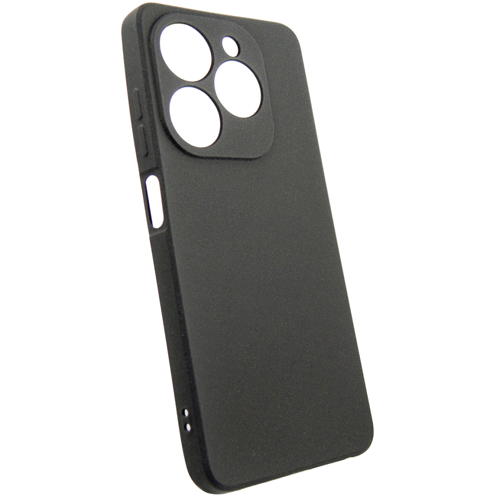 Чохол до мобільного телефона Dengos Carbon Tecno Spark 20C (black) (DG-TPU-CRBN-219) - зображення 2