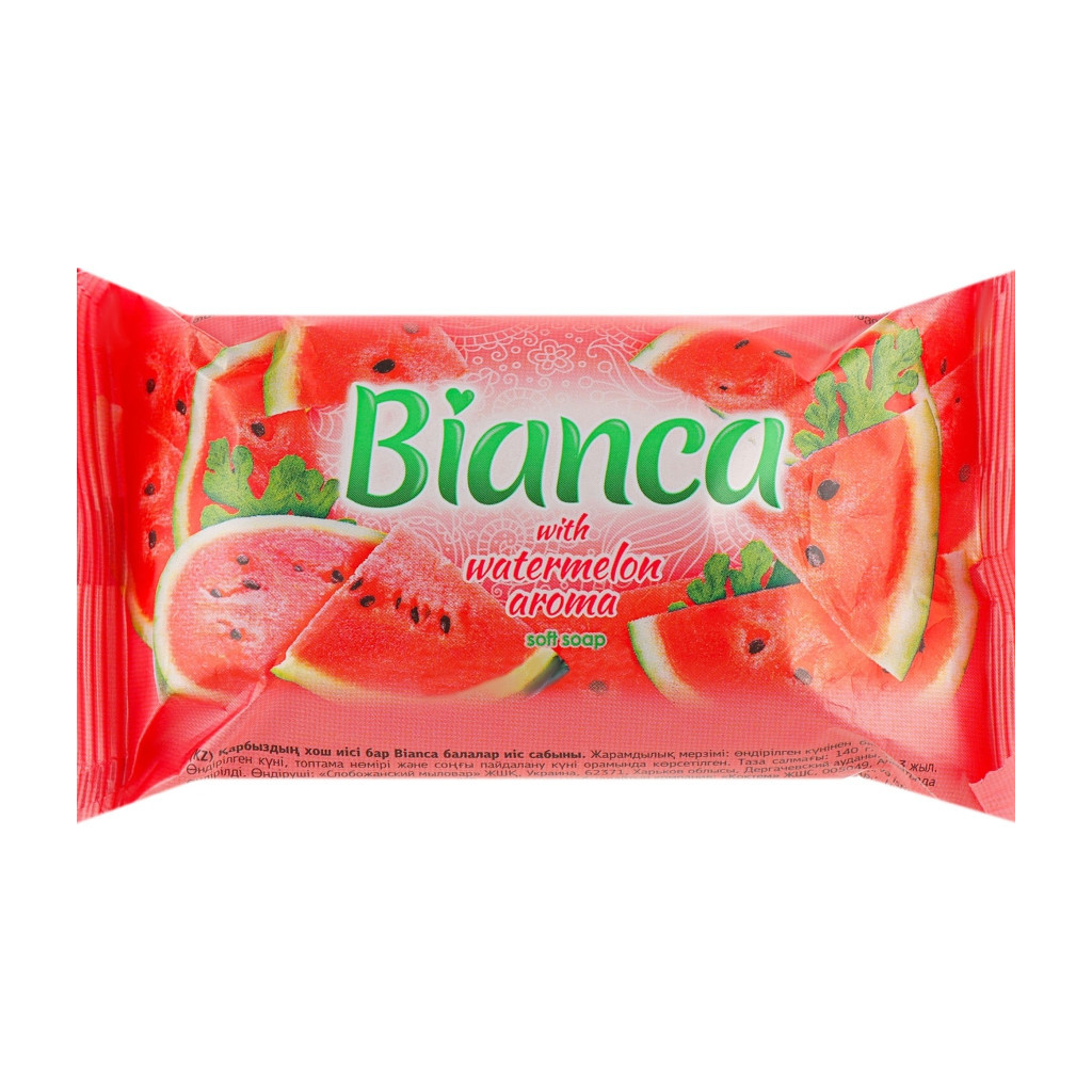 Тверде мило Bianca З ароматом кавуна 140 г (4820023369665) - зображення 1