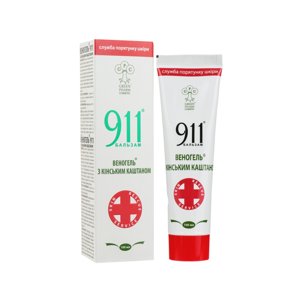 Бальзам для тіла Green Pharm Cosmetic 911 Веногель із кінським каштаном 100 мл (4820182110351) - изображение 2
