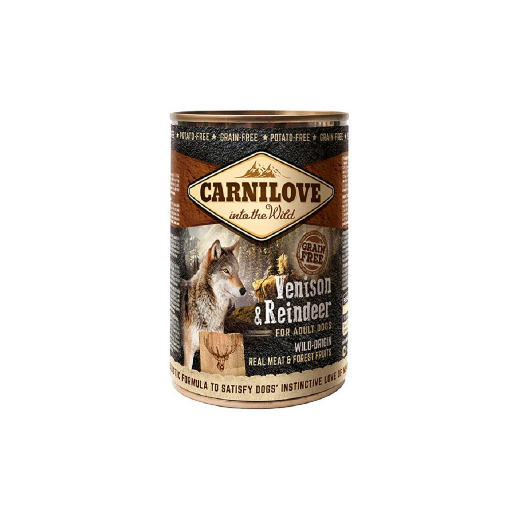 Консерви для собак Carnilove Dog з північним оленем 400 г (8595602511655) - зображення 1