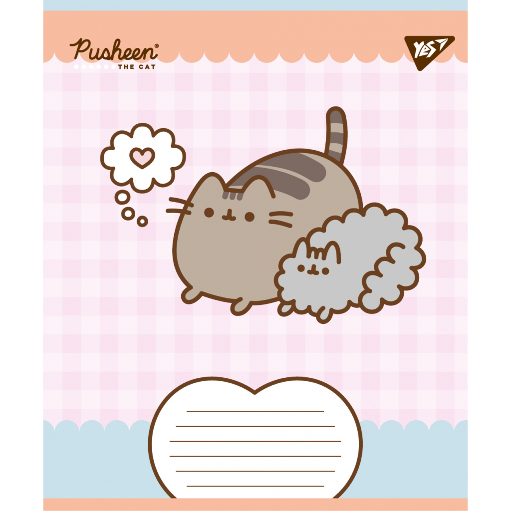 Зошит Yes Pusheen Weekend А5 12 аркушів коса лінія (767609) - зображення 3