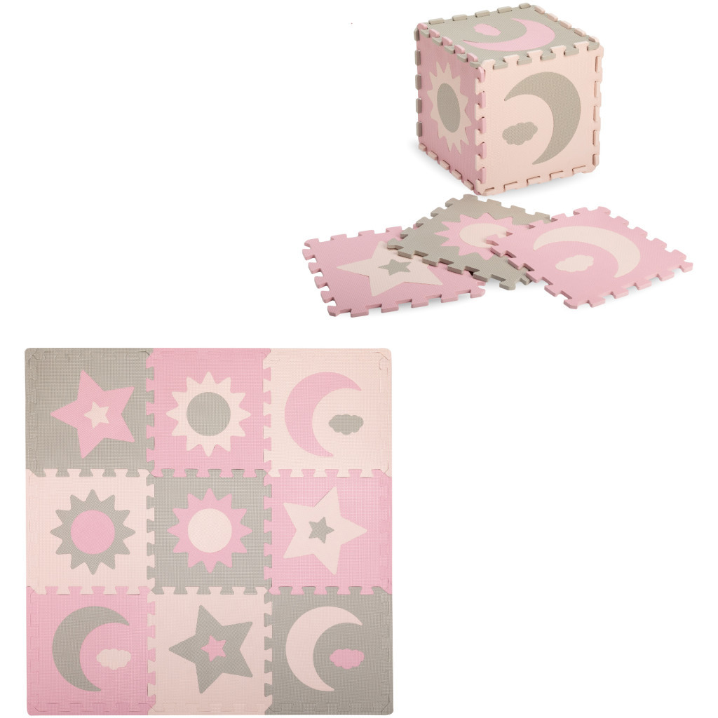Дитячий килимок MoMi пазл Nebe 90 х 90 cм Pink (AKCE00030) - зображення 2