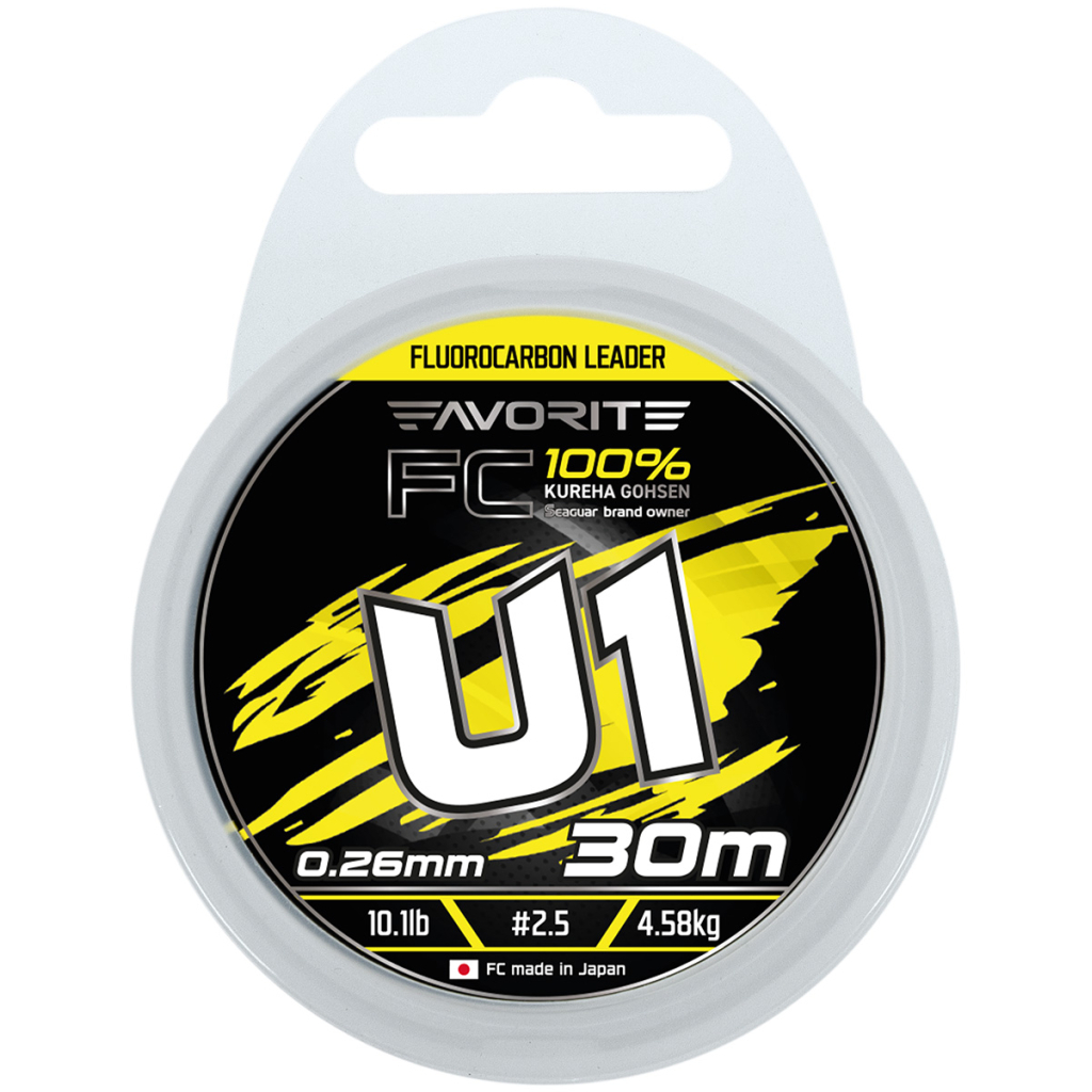 Флюорокарбон Favorite U1 FC 30m 2.5/0.26mm 10.1lb/4.58kg (1693.12.13) - зображення 2
