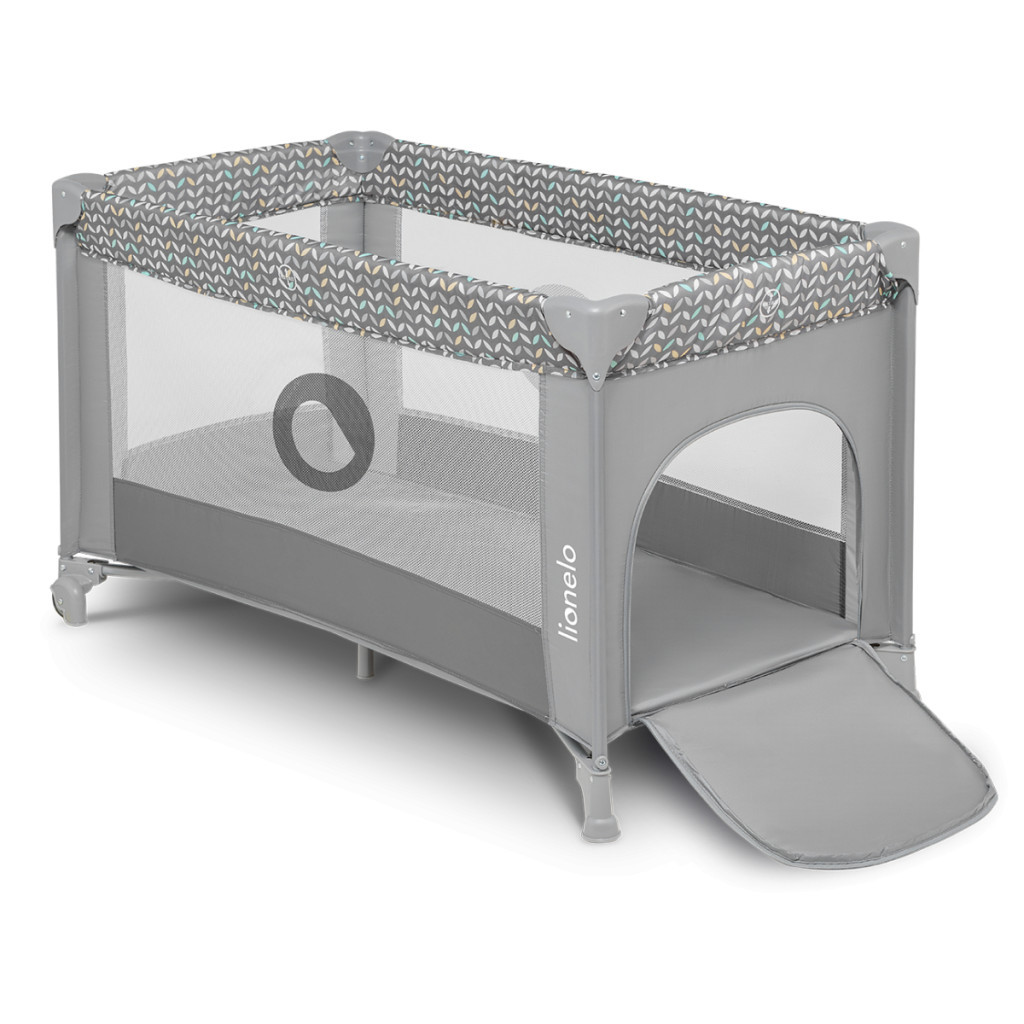 Дитячий манеж Lionelo Stefi Grey Concrete Multicolor (LO-STEFI GREY CONCRETE MULTICOLOR) - зображення 2