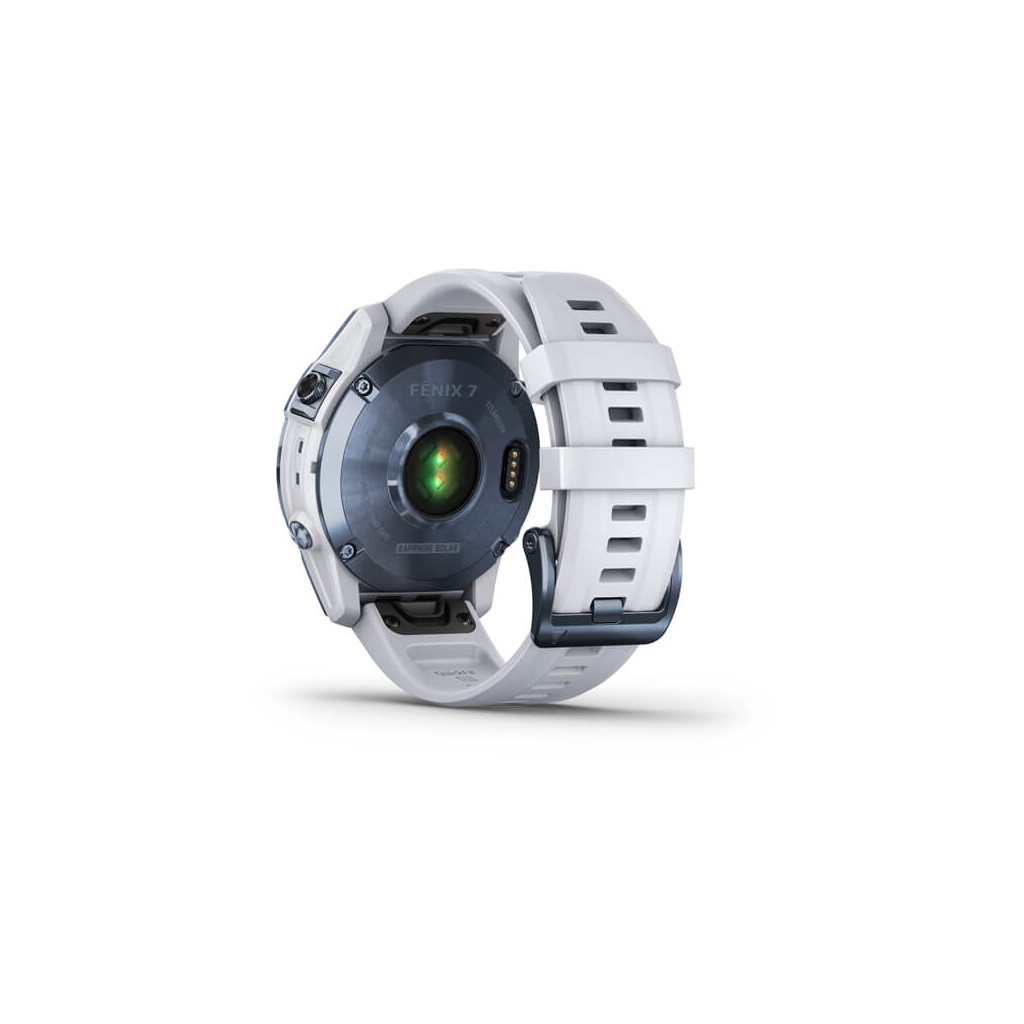 Смарт-годинник Garmin fenix 7 Sapph Solar, Mineral Blue Ti w/ Whitestone Band, GPS (010-02540-25) - зображення 8